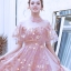 DL088 **พรีออเดอร์** ชุดออกงานสีชมพูทอง ชุดราตรี เดรสยาวออกงาน (Night party dresses) ชุดไปงานแต่งงานสวยๆ "ธีมสีชมพูทอง"