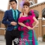 PW113 - Pre order ชุดคู่ถ่ายพรีเวดดิ้ง (prewedding dress) & ชุดแต่งงานแฟนซี (Fancy wedding dress)ชายหญิง "ธีมสีเขียว-น้ำเงินเข้ม"