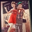 PW216 - Pre order ชุดคู่ถ่ายพรีเวดดิ้ง (prewedding dress) & ชุดแต่งงานแฟนซี (Fancy wedding dress)ชายหญิง "ธีมสีแดง-เหลือง"