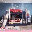 เตียง2 ชั้นสไลเดอร์ รุ่น Super Car Bunk Bed ขนาด 5 ฟุต