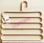ไม้แขวนกางเกงสีสด 5 ช่องถุง 30x32 ซม.(งานหนา)