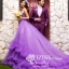 PW081 **พร้อมส่งทั้งเซ็ทค่ะ** ชุดคู่ถ่ายพรีเวดดิ้ง (prewedding dress) & ชุดแต่งงานแฟนซี (Fancy wedding dress)ชายหญิง "ธีมสีม่วง"