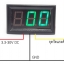 DC Digital Voltmeter 0-300V 3-wire 0.56" [Green]