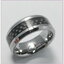 แหวนทังสแตน inlay black พร้อมสลักชื่อ