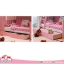 เตียง2 ชั้นสไลเดอร์ รุ่น premier สีชมพู ขนาด 4 ฟุต