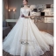 BR336 **พรีออเดอร์**ชุดแต่งงาน&ชุดเจ้าสาวแบบยาวอลังการ สีขาวเกรดพรีเมี่ยม หรูหราน่ารัก สวยโดดเด่นไม่ซ้ำใคร