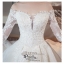 BR336 **พรีออเดอร์**ชุดแต่งงาน&ชุดเจ้าสาวแบบยาวอลังการ สีขาวเกรดพรีเมี่ยม หรูหราน่ารัก สวยโดดเด่นไม่ซ้ำใคร