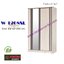 W1208SL ตู้เสื้อผ้าบานเลื่อน 120 ซม.
