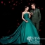 PW302 - **พร้อมส่งทั้งเซ็ทค่ะ** ชุดคู่ถ่ายพรีเวดดิ้ง (prewedding dress) & ชุดแต่งงานแฟนซี (Fancy wedding dress)ชายหญิง "ธีมสีเขียว"