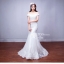 BR258 **พรีออเดอร์**ชุดแต่งงาน&ชุดเจ้าสาวแบบยาวสีขาวเกรดพรีเมี่ยม เปิดไหล่ มีแขน หรูหราน่ารัก สวยโดดเด่นไม่ซ้ำใคร
