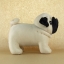ตุ๊กตาหมาปั๊ก สีครีม Pug Softy Toy - M WHITE ตุ๊กตาหมา ติดชื่อได้ ของขวัญวันเกิด ของขวัญรับปริญญา