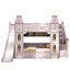 เตียง 2 ชั้นสไลด์เดอร์รุ่น Dream Castle สีชมพู