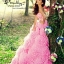 PW163 - **พร้อมส่งทั้้งเซ็ท** ชุดคู่ถ่ายพรีเวดดิ้ง (prewedding dress) & ชุดแต่งงานแฟนซี (Fancy wedding dress)ชายหญิง "ธีมสีชมพู-น้ำเงิน"