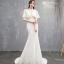 BR371 **พรีออเดอร์**ชุดแต่งงาน&ชุดเจ้าสาวแนวเรียบหรู สีขาวเกรดพรีเมี่ยม น่ารัก สวยโดดเด่นไม่ซ้ำใคร