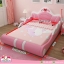เตียงเด็กผู้หญิง รุ่น BDYA-610 ขนาด 3.5 ฟุต (มี3สีให้เลือก)