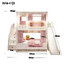 เตียง 2 ชั้นสไลด์เดอร์ รุ่น Pinky cloud (new model) ขนาด 4 ฟุต