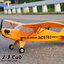 PIPER J-3 CUB Rc Scale 700MM. 4CH Brushless Motor