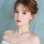 AC030 **พรีออเดอร์**ชุดเทียร่า มงกุฎเพชร ต่างหูและสร้อยคอ ชุดเครื่องประดับเจ้าสาวสวยหรูดุจเจ้าหญิง