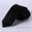 เนคไทผ้าไหมแท้สีดำทึบ 100%ผ้าไหมทอมือ ทรงแคบเข้ากับชุดสูททุกสี Silk necktie