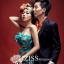 PW109 - Pre order ชุดคู่ถ่ายพรีเวดดิ้ง (prewedding dress) & ชุดแต่งงานแฟนซี (Fancy wedding dress)ชายหญิง "ธีมสีเขียว-ดำ"
