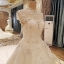 BRL074 **พรีออเดอร์**ชุดแต่งงานหรูหราประดับดอกไม้ผสมเพชรและคริสตัล สวยงามดุจเจ้าหญิง