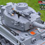 German TigerTank RC Scale 1:18 ยิงกระสุน รถถังบังคับ