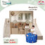 เตียงสูงรุ่น Tiny Van สีขาว
