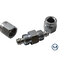 ข้อต่อลมแบบตรง น็อตล็อก สายPU 5x8mm. 2 ด้าน