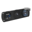 Panel ชุดช่องเสียบชาร์จ USB 2 ช่อง [2.1A+1A] พร้อมสวิตช์ และโวลต์มิเตอร์ สำหรับไฟฟ้า DC 12/24V
