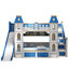 เตียง 2 ชั้นสไลด์เดอร์รุ่น Dream Castle สีนำเงิน