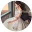 BR339 **พรีออเดอร์**ชุดแต่งงาน&ชุดเจ้าสาวแบบยาวอลังการ สีขาวเกรดพรีเมี่ยม หรูหราน่ารัก สวยโดดเด่นไม่ซ้ำใคร