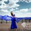 PW119 - Pre order ชุดคู่ถ่ายพรีเวดดิ้ง (prewedding dress) & ชุดแต่งงานแฟนซี (Fancy wedding dress)ชายหญิง "ธีมสีน้ำเงิน-แดง"