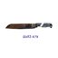 Kiwi Knife มีดKiwi มีดหั่นสแตนเลสกีวี 479 ด้ามดำ 9"