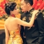 PW313 - **พร้อมส่งเฉพาะชุดผู้ชายค่ะ** ชุดคู่ถ่ายพรีเวดดิ้งสไตล์จีน (prewedding dress) ชุดกี่เพ้าสีเหลือง & ชุดแต่งงานแฟนซี (Fancy wedding dress)ชายหญิง "ธีมกี่เพ้าสีเหลือง-ดำ"