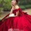PW396- **พรีออเดอร์ค่ะ**ชุดคู่ถ่ายพรีเวดดิ้ง (prewedding dress) & ชุดแต่งงานแฟนซี (Fancy wedding dress)ชายหญิง "ธีมสีแดง"