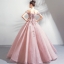 DL105 **พร้อมส่ง** ชุดออกงานสีชมพู ชุดราตรี เดรสยาวออกงาน (Night party dresses) ชุดไปงานแต่งงานสวยๆ "ธีมสีชมพู"