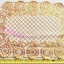 แผ่นรองจานลายหลุยส์ 2 ชิ้น(ขอบมน) 30x45 ซม.