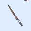 Kiwi Knife มีดKiwi มีดแล่เนื้อ มีดกรีดทุเรียน ปลายแหลมสแตนเลสกีวี 199 ด้ามดำ 9"