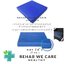 Rehab wheel chair cushions เบาะรองนั่งยางพาราบนรถเข็นผู้ป่วย ป้องกันการเกิดแผลกดทับ ขนาด 40ซม.x40ซม.หนา2นิ้ว ปลอกหนังเทียมกันน้ำ