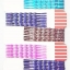 กิ๊บสี 96 ชิ้นแผง 34.5 ซม.