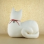 ตุ๊กตาแมวนอนโชว์ S ตุ๊กตาผ้าดิบ ตุ๊กตาติดชื่อได้ ขนาด 15*31*30 ซม. ของขวัญรับปริญญา ของขวัญชิ้นเดียวในโลก ของขวัญแต่งงาน