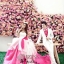 PW146 - Pre order ชุดคู่ถ่ายพรีเวดดิ้ง (prewedding dress) & ชุดแต่งงานแฟนซี (Fancy wedding dress)ชายหญิง "ธีมสีชมพู-ขาว"