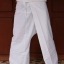 กางเกงชาวเล กางเล กางเกงสะดอ เตี่ยวสะดอ กางเกงสะปา สีขาว Fisherman pants