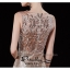 T028 **พรีออเดอร์ชุดราตรี+ผ้าคลุมไหล่**ชุดเลื่อมราตรียาวสีแชมเปญ พร้อมผ้าคลุมไหล่ปักลายหรู แขนกุด ดีเทลซีทรูช่วงไหล่ ด้านข้างลำตัว และด้านหลัง ใช้ผ้าผสมลายปักสวยงามหรูหราไฮโซมากๆ ค่ะ
