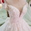 BRL067 **พรีออเดอร์**ชุดแต่งงานหรูหราประดับดอกไม้ผสมเพชรและคริสตัล สวยงามดุจเจ้าหญิง