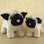 ตุ๊กตาหมาปั๊ก สีครีม Pug Softy Toy - M WHITE ตุ๊กตาหมา ติดชื่อได้ ของขวัญวันเกิด ของขวัญรับปริญญา