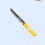 Kiwi Knife มีดKiwi มีดปอกผลไม้ปลายมนสแตนเลสกีวี 512 ด้ามเหลือง 5"