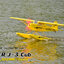 PIPER J-3CUB SEAPLANE +FLOAT 1,300MM. (PNP)