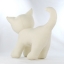 ตุ๊กตาแมวยืน สีขาว Kitten Cat Softy Toy - White ตุ๊กตาติดชื่อได้ ขนาด 24*16 ซม สูง 28 ซม ของขวัญวันเกิด ของขวัญรับปริญญา