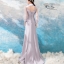 DL059 - **พรีออเดอร์** ชุดราตรี เดรสยาวออกงาน (Night party dresses) ชุดไปงานแต่งงานสวยๆ "ธีมสีเทาแต่งเพชร"